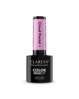 Claresa Color Soak Off UV/LED Cloud Pastel lakier hybrydowy 4, 5g