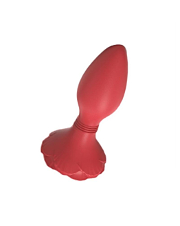 S-HANDE Morning Glory wibrujący korek analny Red