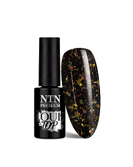 NTN Premium Top Hybrydowy Louis AfterGlow No Wipe Bez Przemywania Z Drobinkami Kawałkami 5g
