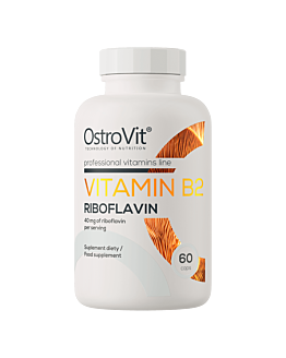 OstroVit Witamina B2 40 mg Ryboflawina 60 kapsułek