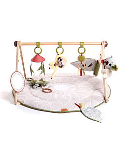 Tiny Love Boho Chic - Gimnastyka/mata edukacyjna z drewnianym stojakiem