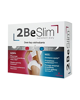 2 Be Slim Suplement diety wspomagający odchudzanie, Tabletki
