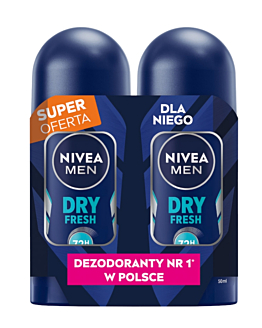 Nivea Deo Roll-on Dry Fresh Duopack 2x50ml