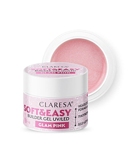 Claresa Soft&Easy Builder Gel żel budujący Glam Pink, 12g