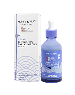 Mary&May Seoul Edition Vegan Retinol 0.1% Bakuchiol CICA Serum 80 ml - serum przeciwstarzeniowe
