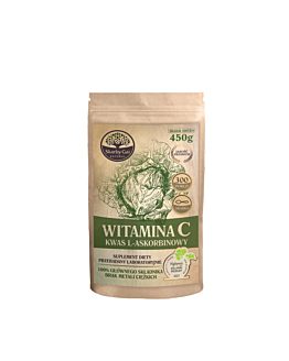 Skarby Gai Naturalna Witamina C Kwas L-askorbinowy z kapusty 450 g