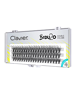 Clavier BeDU2O Double Volume kępki rzęs 13mm