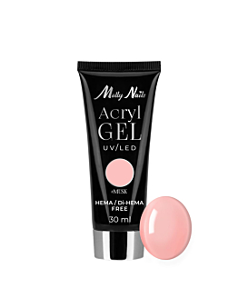MollyNails Akrylożel Żel Budujący Do Przedłużania Paznokci Musk 30 ml