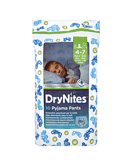 Huggies Dry Nites Boys 4-7 Mutandine Super Assorbenti per la Notte 10 pz
