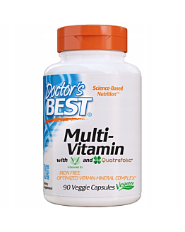 Doctor's Best MultiVitamin z kwasem foliowym Quatrefolic®  90 kapsułek wegańskich