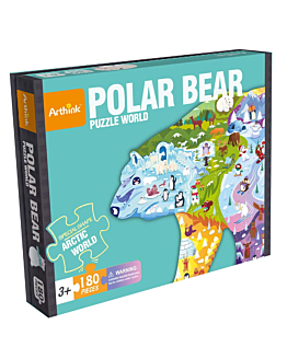 Habarri Puzzle edukacyjne - MIŚ POLARNY - 180 szt