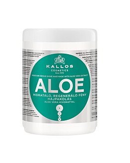 Kallos KJMN Aloe Moisture Repair Shine Hair Mask regenerująco-nawilżająca maska do włosów, 1000ml