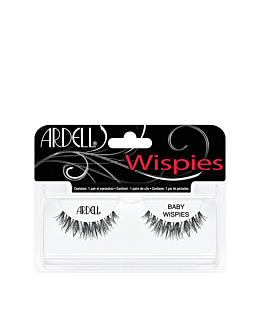 Ardell Baby Wispies Black Sztuczne rzęsy na pasku z naturalnym efektem otwartego spojrzenia