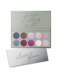 Claresa Paleta cieni do powiek Silver Glam, 12g