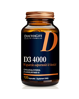Doctor Life Vitamin D3 4000 IU 120 kapsułek