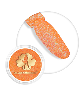 Allepaznokcie Pyłek Do Paznokci Sequin Quartz Effect Orangello Nr 26