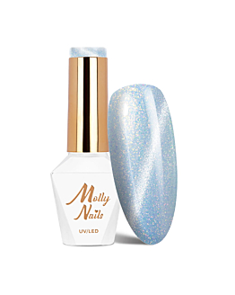 MollyNails Blues Cat Eye Pastel Lakier Hybrydowy UV LED Nr 184 8 g