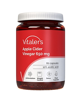 Vitaler's Ocet jabłkowy (Apple cider vinegar) 650 mg 60 kapsułek