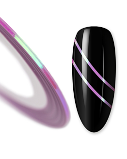 Allepaznokcie Nitka Tasiemka Do Zdobień Paznokci Krążek Light Violet Nr 14