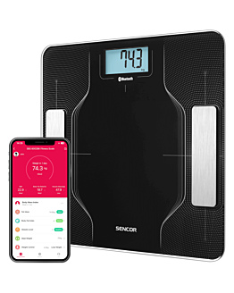 Sencor Waga Fitness SBS 8002BL Bluetooth Do 180Kg
