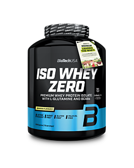 BioTech USA Iso Whey 1816 g lactose reduced o smaku bananowym