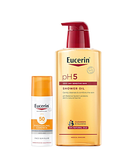 Zestaw Eucerin Photoaging Control SPF50 + PhotoagingControlSPF50+ Fluid ochronny