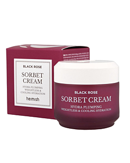 Heimish Black Rose Hydra Plumping Sorbet Cream 50 ml - Nawilżający krem ​​z hybrydową wodą kwiatową Rosa