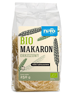 Niro Makaron Orkiszowy Nitki Luksusowe BIO 250 g