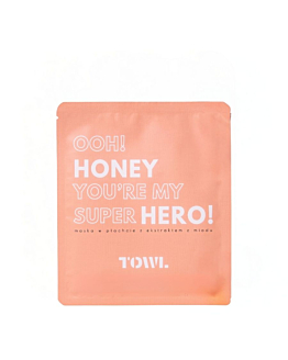 TOWL Honey Superhero Miodowa maseczka nawilżająca w płachcie