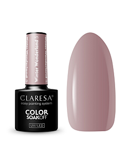 Claresa Soak Off UV/LED Winter Wonderland lakier hybrydowy 3, 5g
