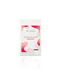 PB Nails Silikonowe formy do frencha Silicone Dual Forms Short Stiletto