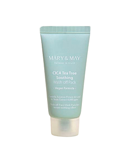 Mary&May CICA TeaTree Soothing Wash off Pack 30 g -Kojąco-wygładzająca maseczka w kremie