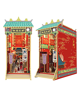 Habarri Miniaturowy domek Book Nook - Brama niebiańskiego spokoju