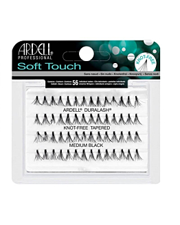 Ardell Soft Touch Knot-Free kępki rzęs Medium Black 56szt.