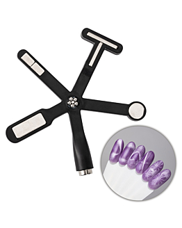 MollyNails Magnetyzer Gwiazdka 6w1 Do Kociego Oka Cat Eye Czarny