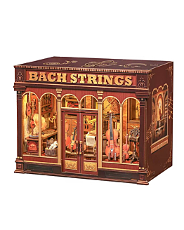 Habarri Miniaturowy domek Book Nook - Nuty Bacha
