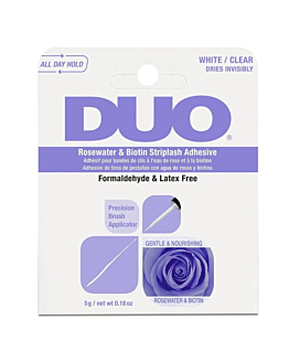 Ardell Duo Rosewater & Biotin Striplash Adhesive klej do rzęs Clear, 5g