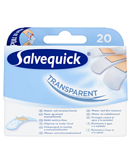 Salvequick Transparent, Plastry przezroczyste