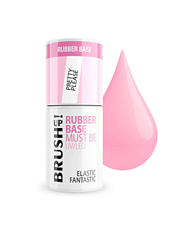 BrushUp! Rubber Base baza hybrydowa do paznokci Pretty Please, 5g