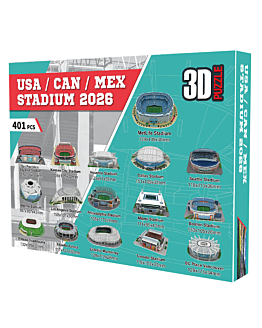 Habarri World Cup 2026 USA Canada Mexico - Puzzle 3D, 401 elementów