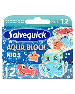 Salvequick Aqua Block Kids, Plastry dla dzieci wodoodporne