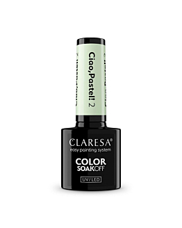 Claresa Color Soak Off UV/LED Ciao Pastel! lakier hybrydowy 2, 5g
