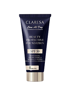 Claresa Beauty Protective Foundation nawilżający podkład z filtrem SPF50 0N Fair Neutral, 30ml