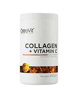 OstroVit Kolagen + Witamina C 400 g o smaku coli z rumem