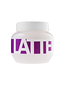 Kallos Latte Hair Mask maska do włosów zniszczonych zabiegami chemicznymi, 275ml