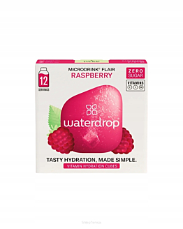 Waterdrop Microdrink FLAIR Kostki do przygotowania napoju, Malina, 12 szt.