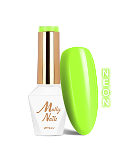 MollyNails Neons Neon Kiwi Lakier Hybrydowy UV LED Nr 78 8 g