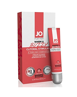 Lubrykant Rozgrzewający Do Łechtaczki For Her Clitoral Stimulant Warming Warm &Buzzy Original 10 Ml System JO