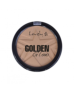 Lovely Golden Glow Powder lekki puder brązujący do twarzy 4, 15g