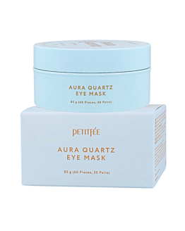 Petitfee Aura Quartz Eye Mask, nawilżające hydrożelowe płatki pod oczy, 60szt